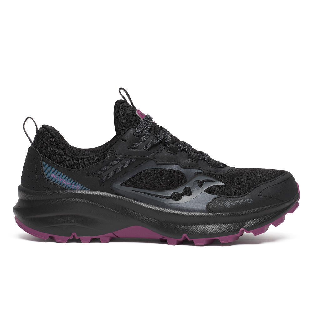 Saucony Women's Excursion TR17 Gtx Running Shoes in Black/Plum