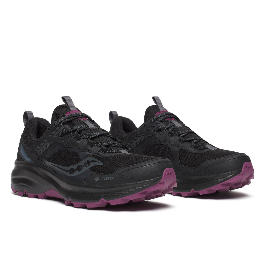 Saucony Women's Excursion TR17 Gtx Running Shoes in Black/Plum
