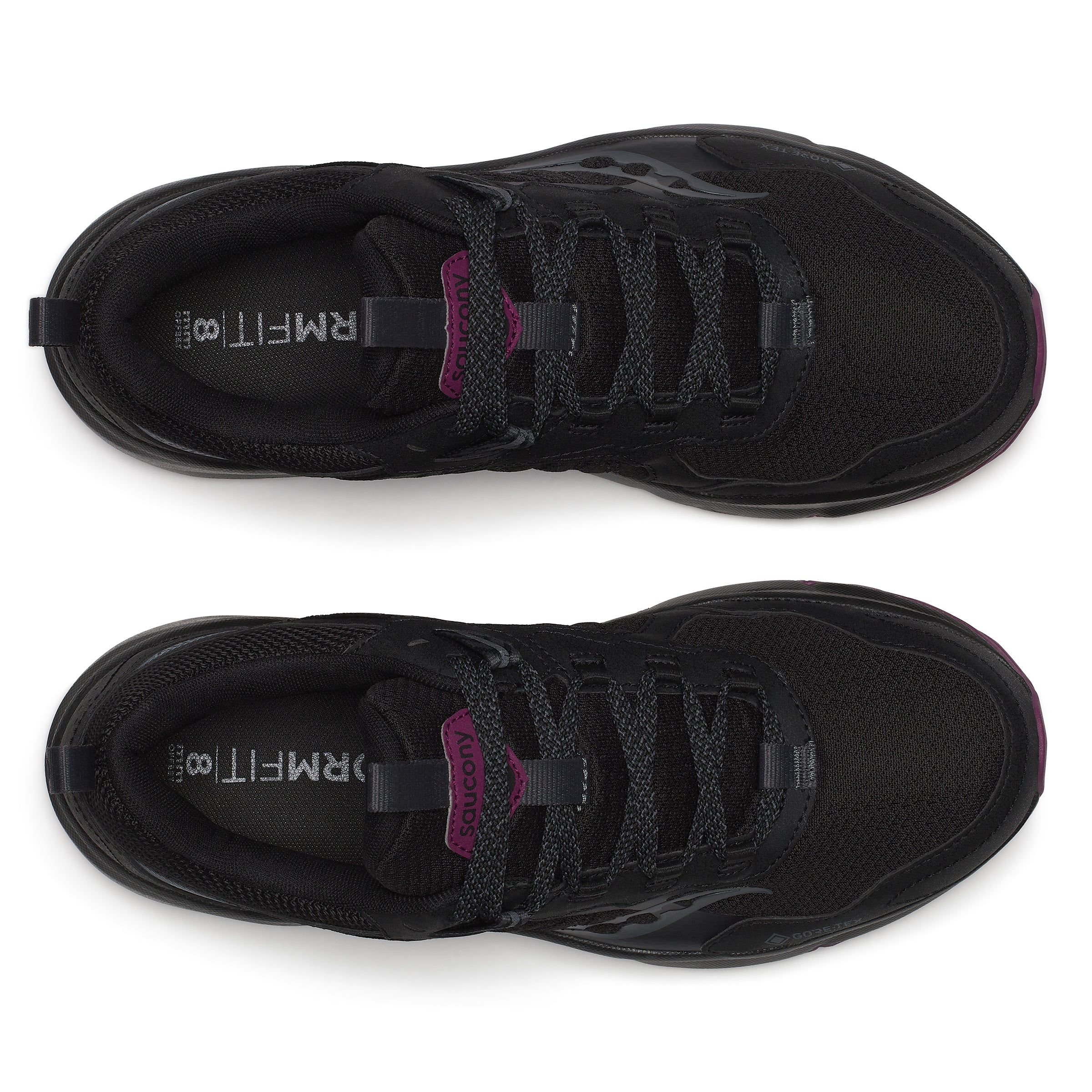 Saucony Women's Excursion TR17 Gtx Running Shoes in Black/Plum