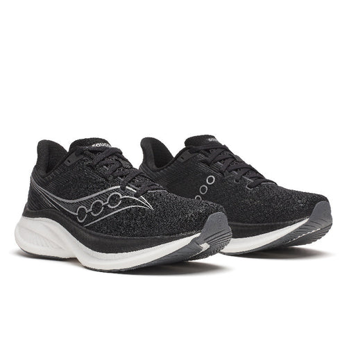 Saucony Men's Endorphin Speed 5 Running Shoes in Black/White (Wide)