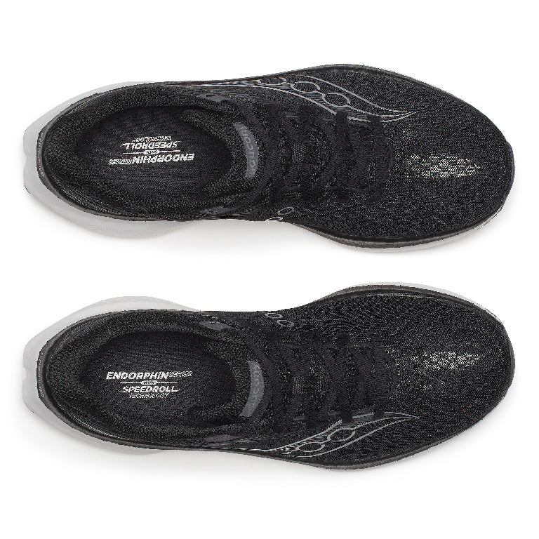 Saucony Men's Endorphin Speed 5 Running Shoes in Black/White (Wide)