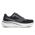 Saucony Men's Ride 19 Running Shoes in Black/Silver (Wide)