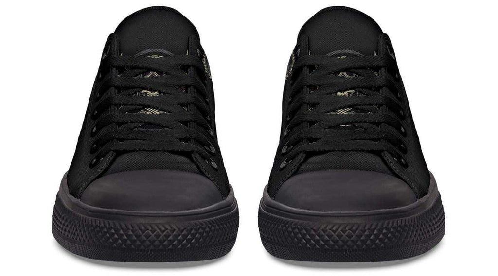 Born To Ride Black Lowtop Sneaker