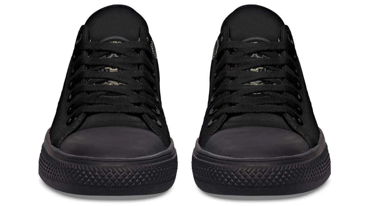 Born To Ride Black Lowtop Sneaker