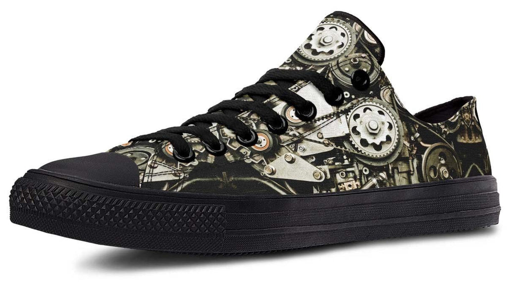 Engine Gear Black Lowtop Sneaker