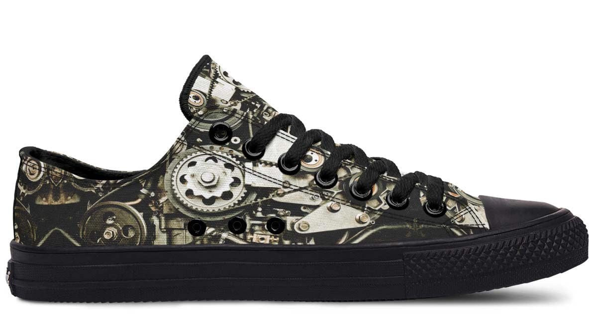 Engine Gear Black Lowtop Sneaker