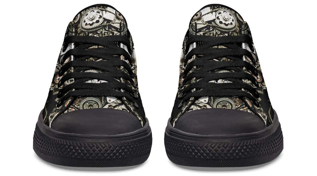 Engine Gear Black Lowtop Sneaker
