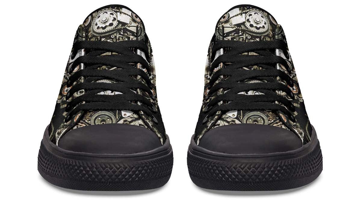 Engine Gear Black Lowtop Sneaker