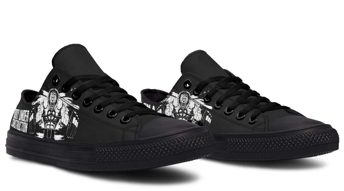 Lion Deadlift Black Lowtop Sneaker