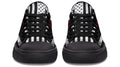 Black and White American Flag with Dumbbell Lowtop Sneaker