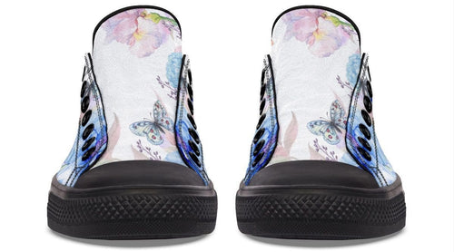 Colorful Flower with Dog pattern Lowtop Sneaker