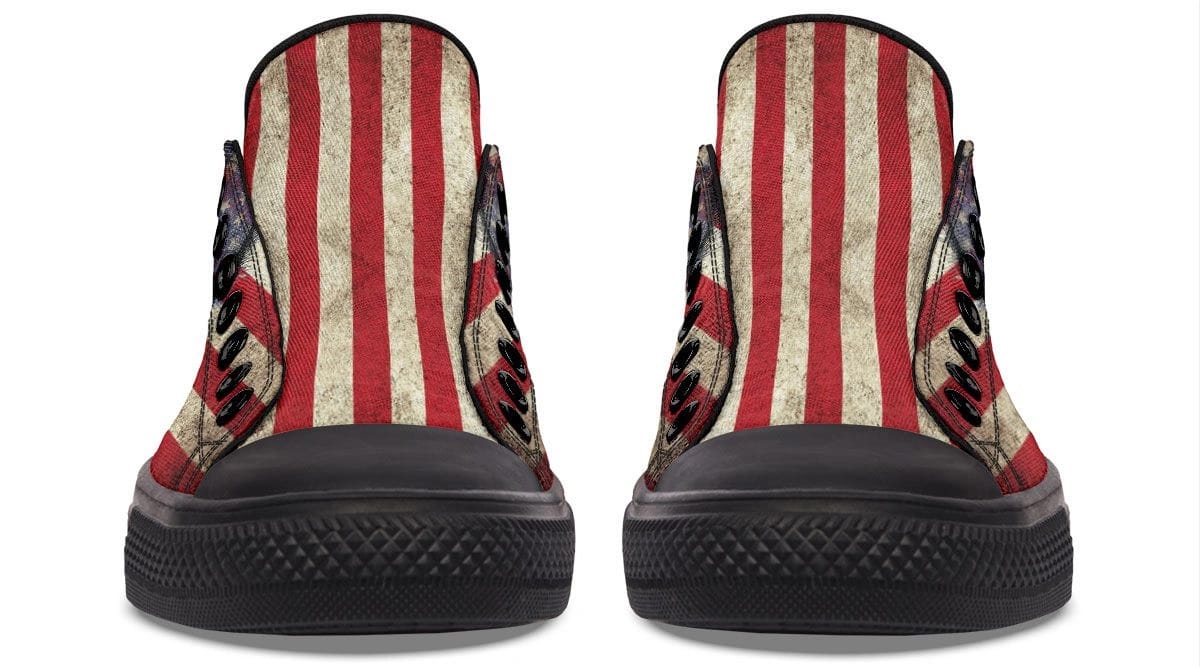 American Skull Black Lowtop Sneaker