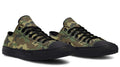 Military Camo Pattern Lowtop Sneaker