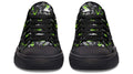 Green Polygon Gym Dumbbell Pattern Lowtop Sneaker