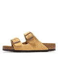 Women's Birkenstock Arizona Suede - Latte Cream