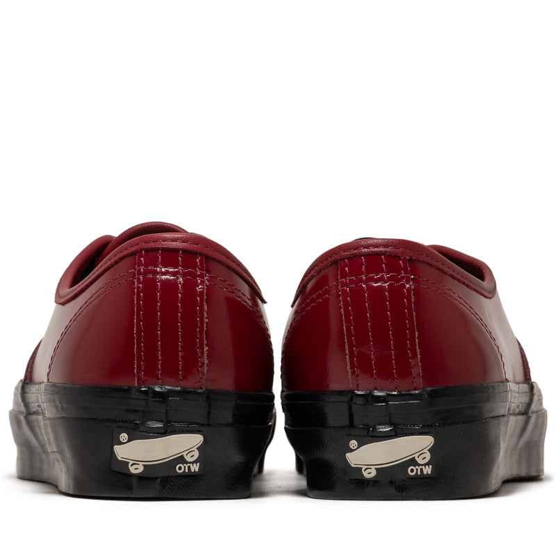 Vans OTW Authentic 44 Siped Vibram - Gloss Leather Brogue Bordeaux/Black