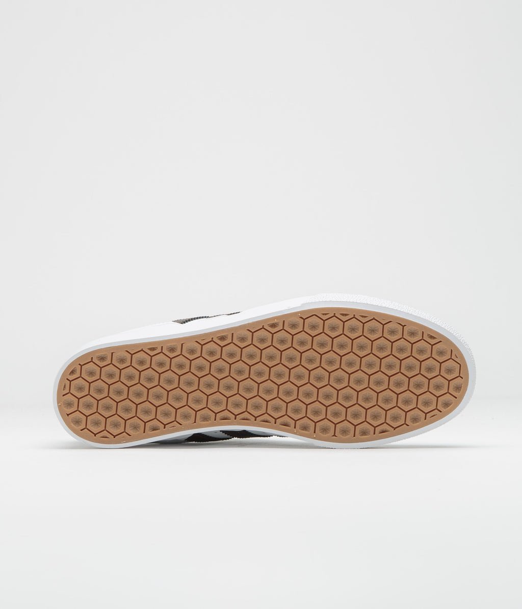 Adidas Busenitz Vulc II Shoes - FTWR White / Aurora Coffee / Gold Metallic