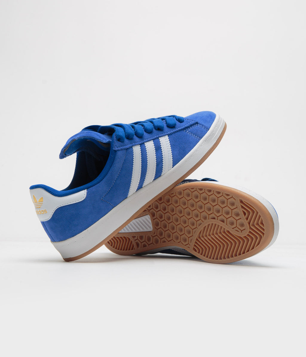 Adidas Campus ADV Shoes - Team Royal Blue / FTWR White / Gold Metallic