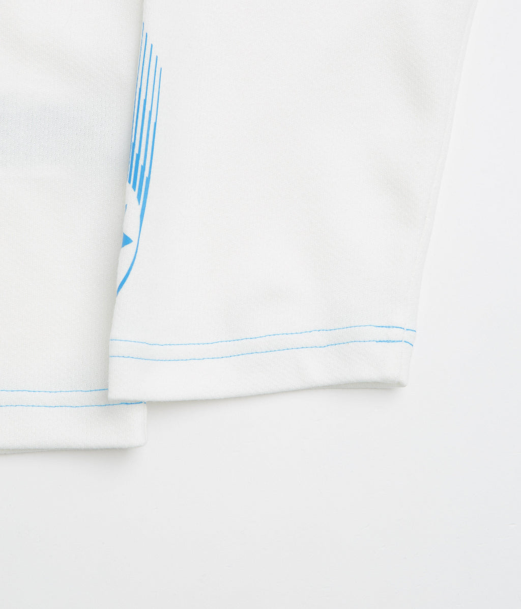 Adidas Formula Long Sleeve T-Shirt - White / Core White / Lucid Ray Blue