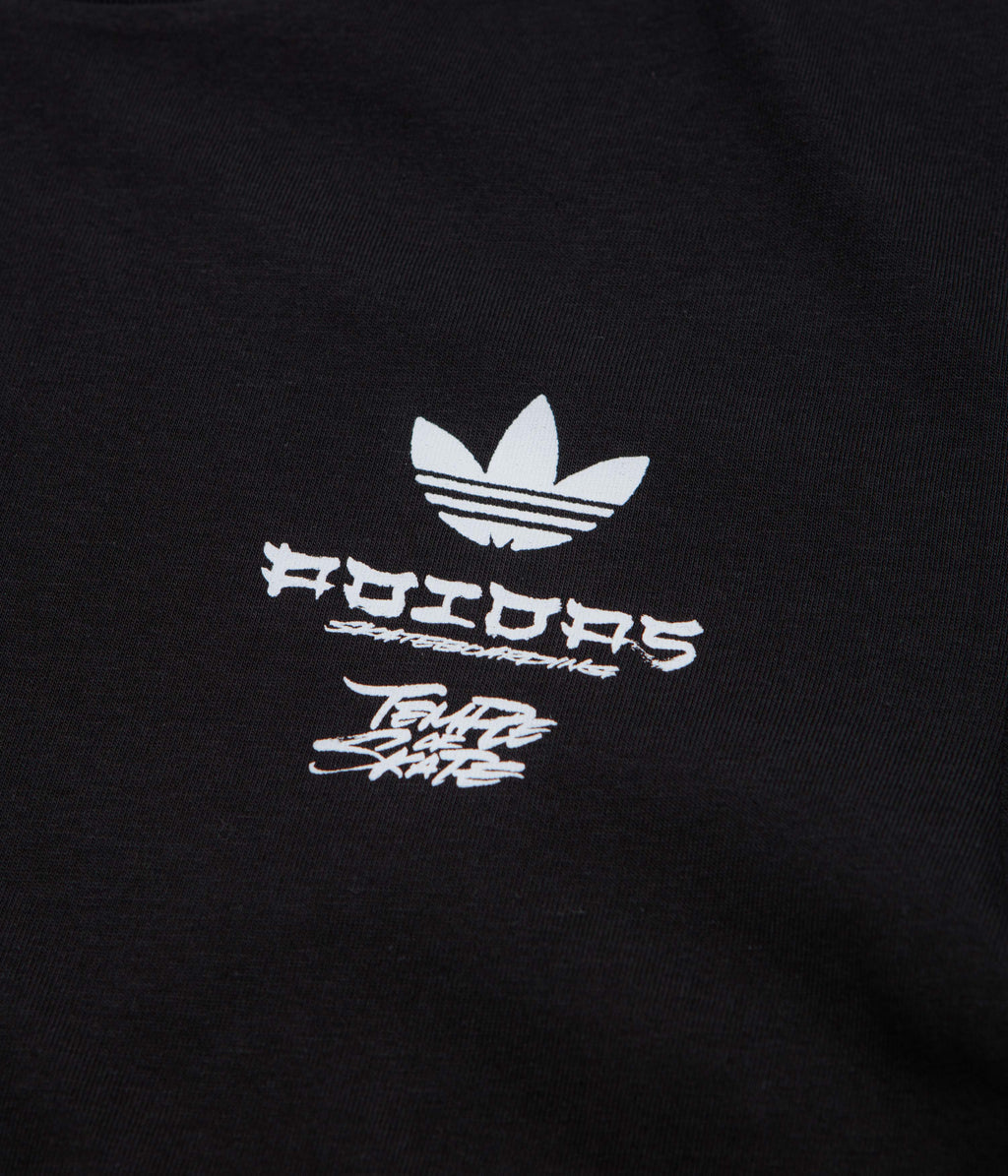 Adidas Temple Of Skate Crane T-Shirt - Black