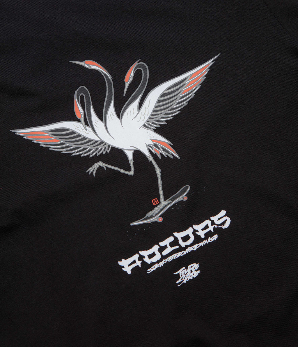 Adidas Temple Of Skate Crane T-Shirt - Black