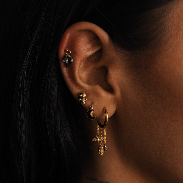 After Dark Charm Hoops
