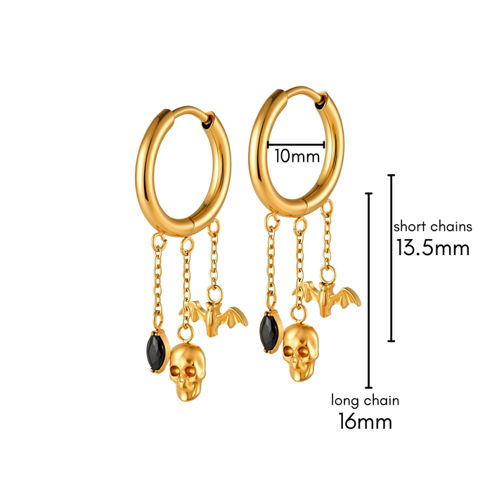 After Dark Charm Hoops