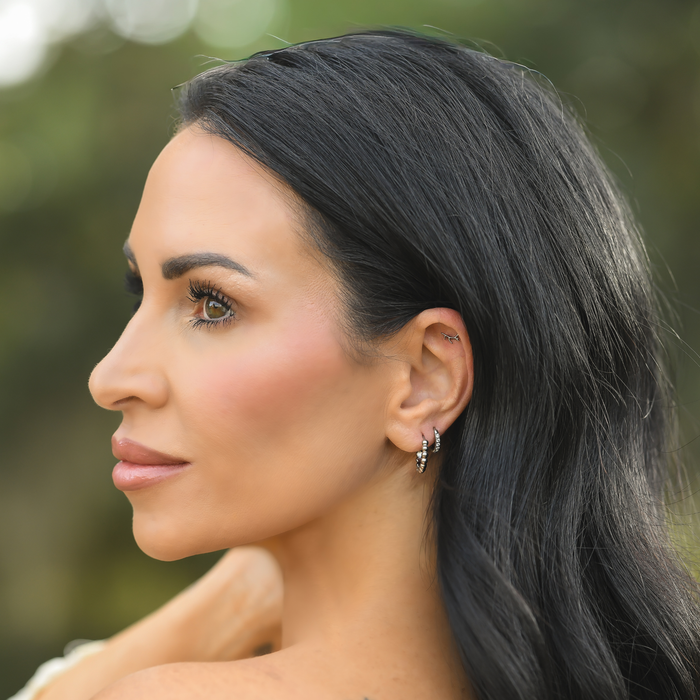 Antler Flat Back Stud (left)