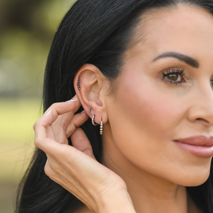 Antler Flat Back Stud (right)