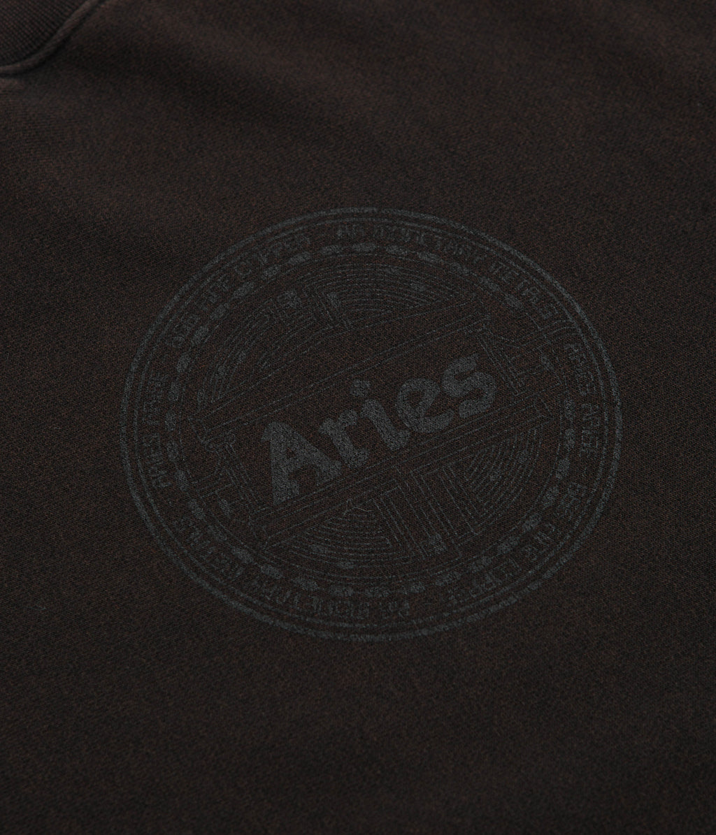 Champion x Aries Decentralised Crewneck Sweatshirt - Black