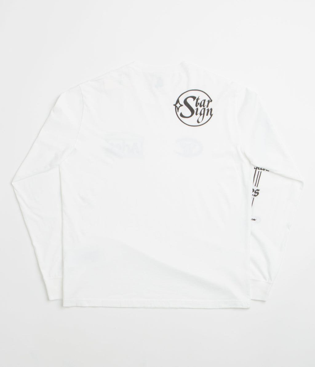 Champion x Aries Stars Long Sleeve T-Shirt - White