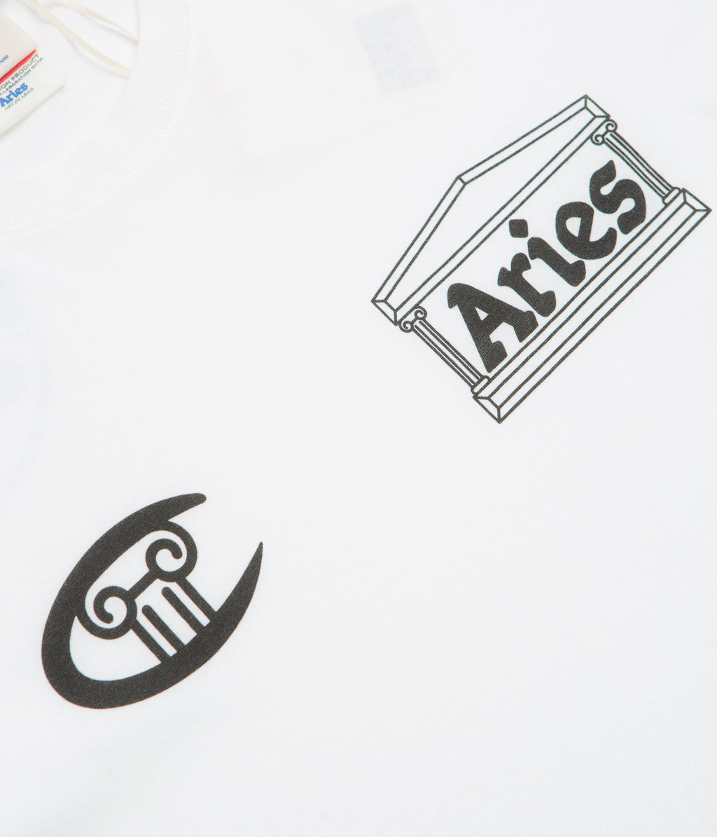Champion x Aries Stars Long Sleeve T-Shirt - White