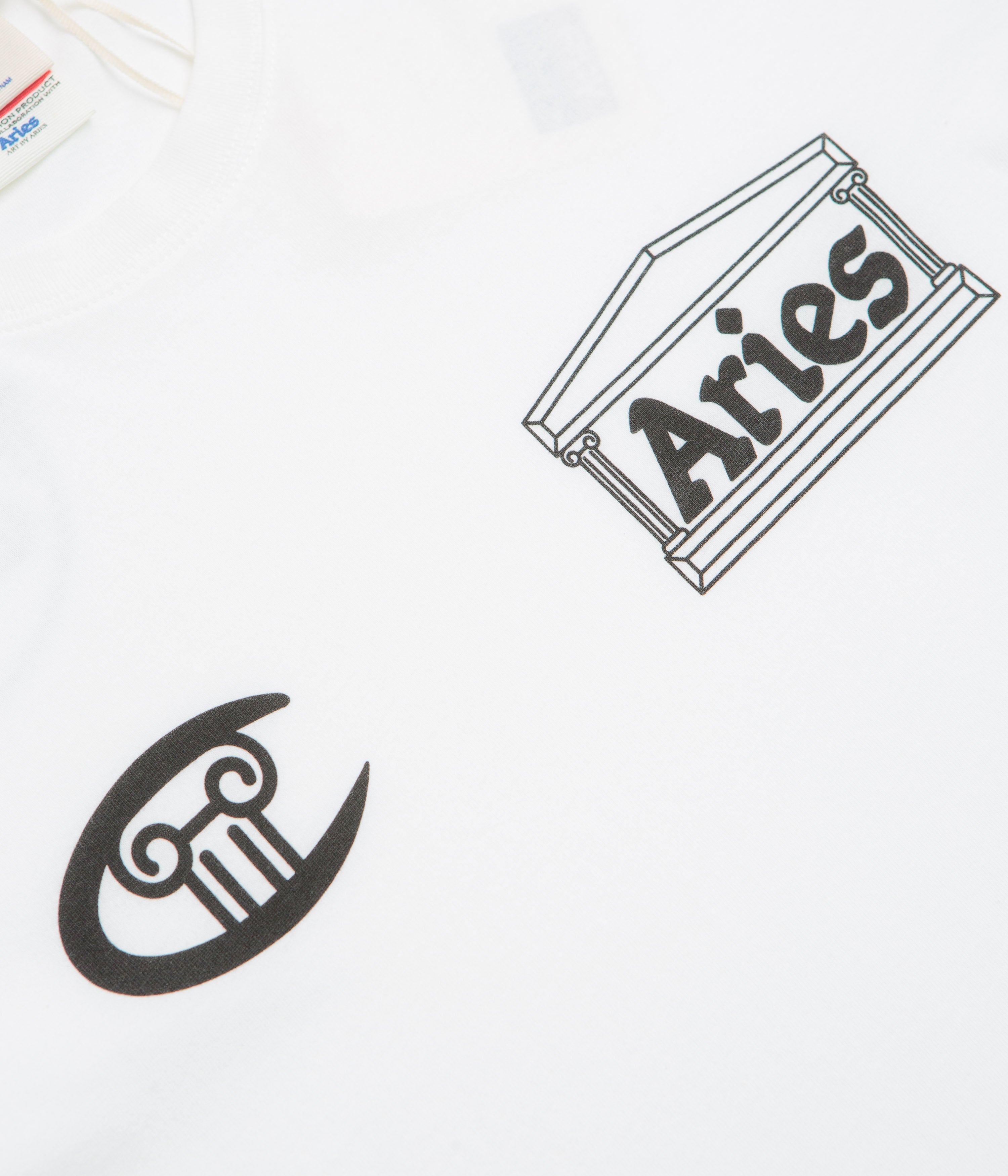 Champion x Aries Stars Long Sleeve T-Shirt - White