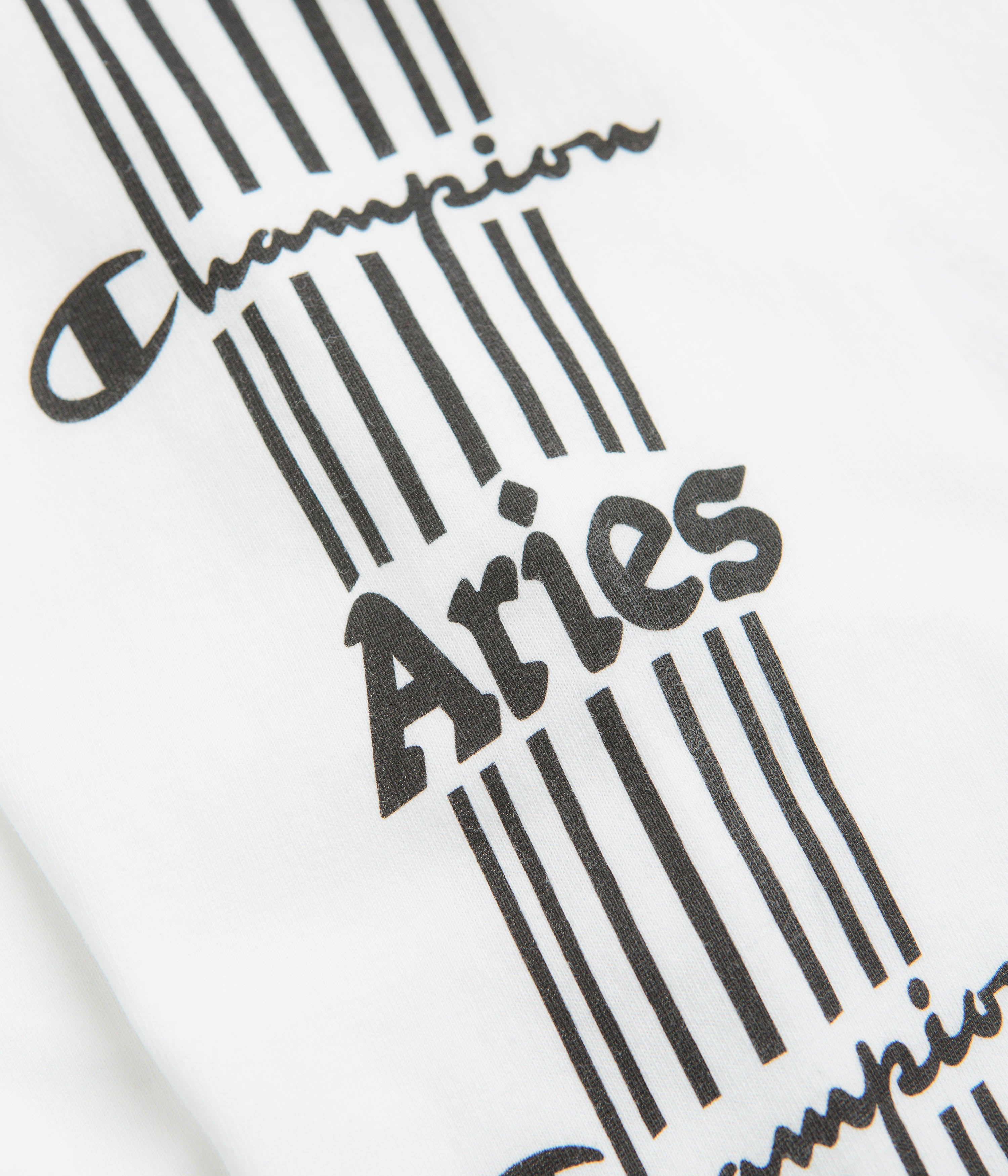 Champion x Aries Stars Long Sleeve T-Shirt - White