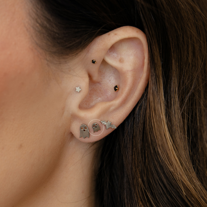Baby Ghost Flat Back Stud