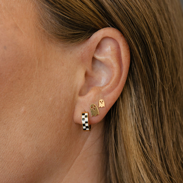 Baby Ghost Flat Back Stud