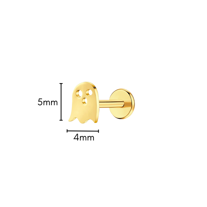Baby Ghost Flat Back Stud