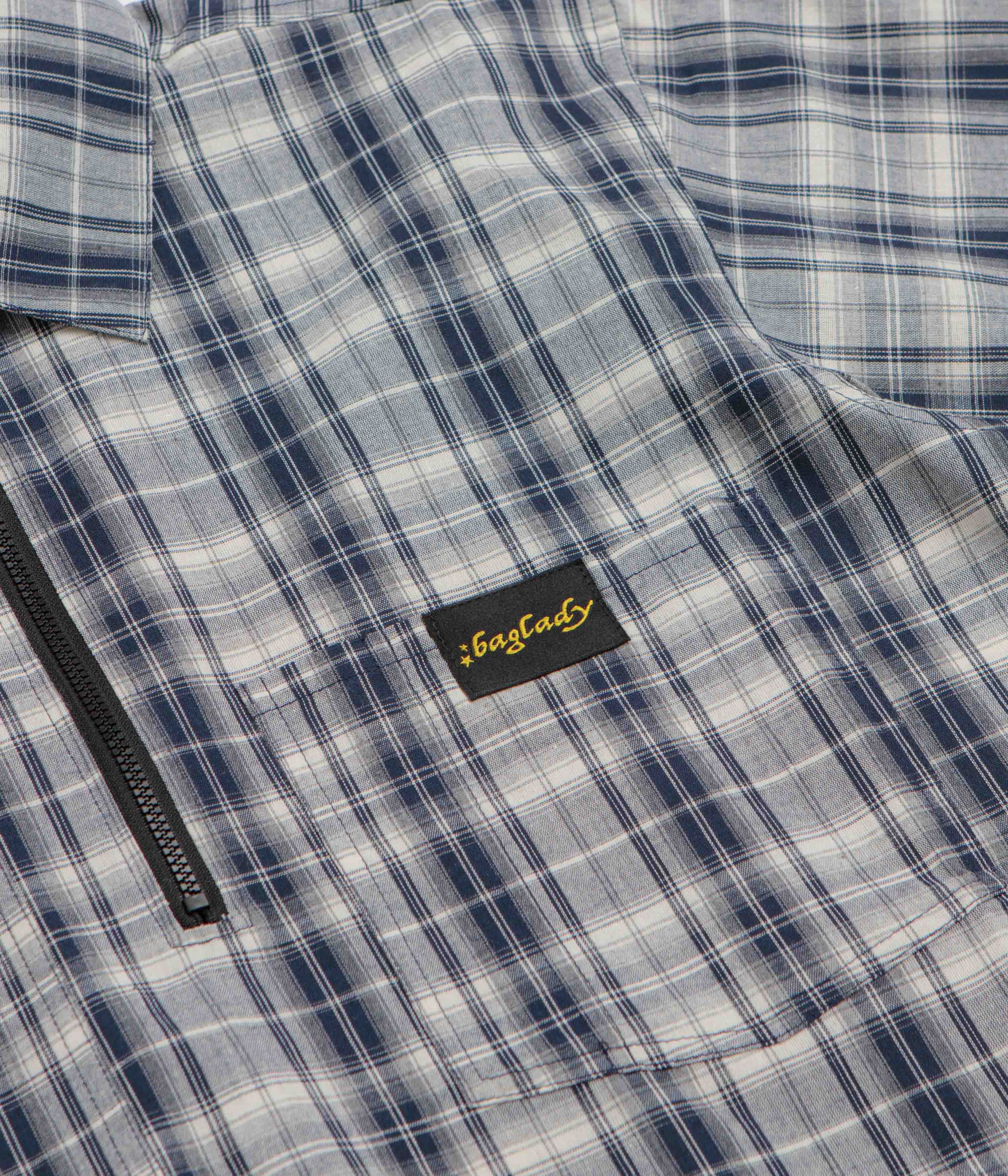 Baglady Workwear Polo Shirt - Dark Plaid