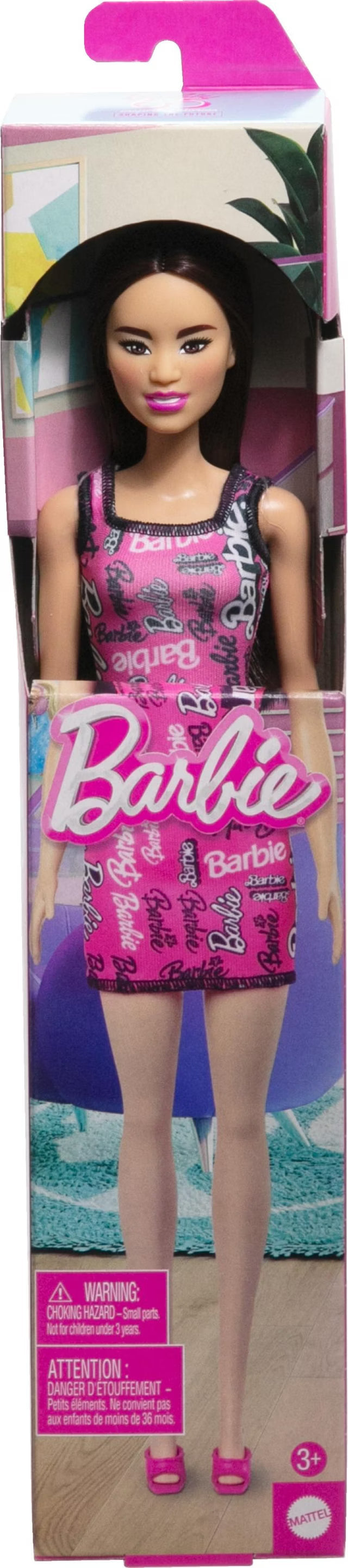 Barbie Mattel Anziehpuppe mit schwarzem Haar, Herkunft-Aussehen Thailand
