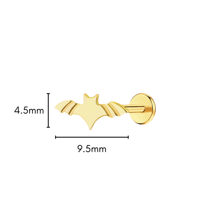 Bat Flat Back Stud