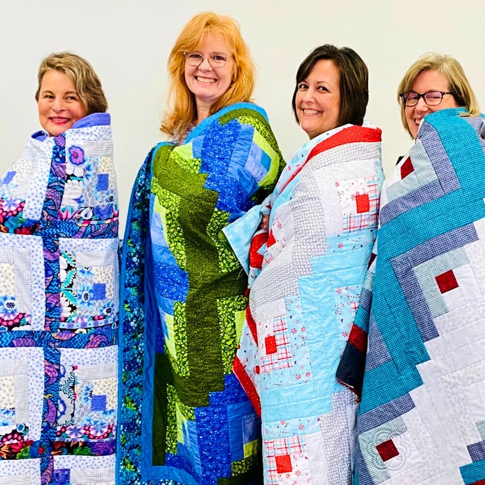 Beginning Quilting Class: Log Cabin Quilt - Evening - MON 10/5-11/16
