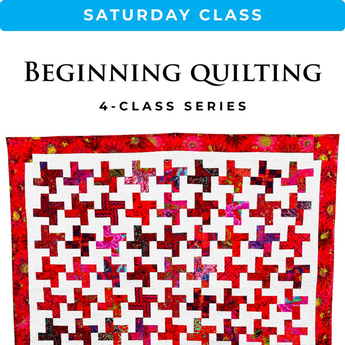 Beginning Quilting Class: Windmills Quilt - SAT 10/17, 10/24, 10/31 & 11/14