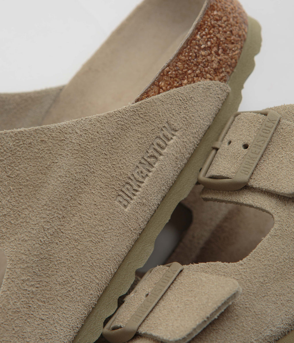 Birkenstock Arizona SFB Narrow Sandals - Faded Khaki