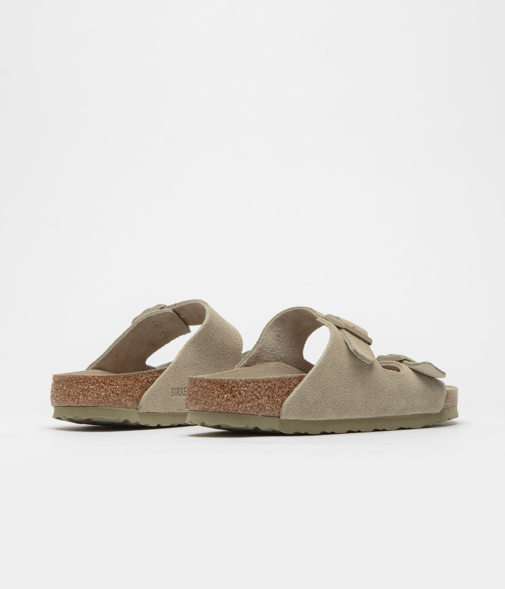 Birkenstock Arizona SFB Narrow Sandals - Faded Khaki