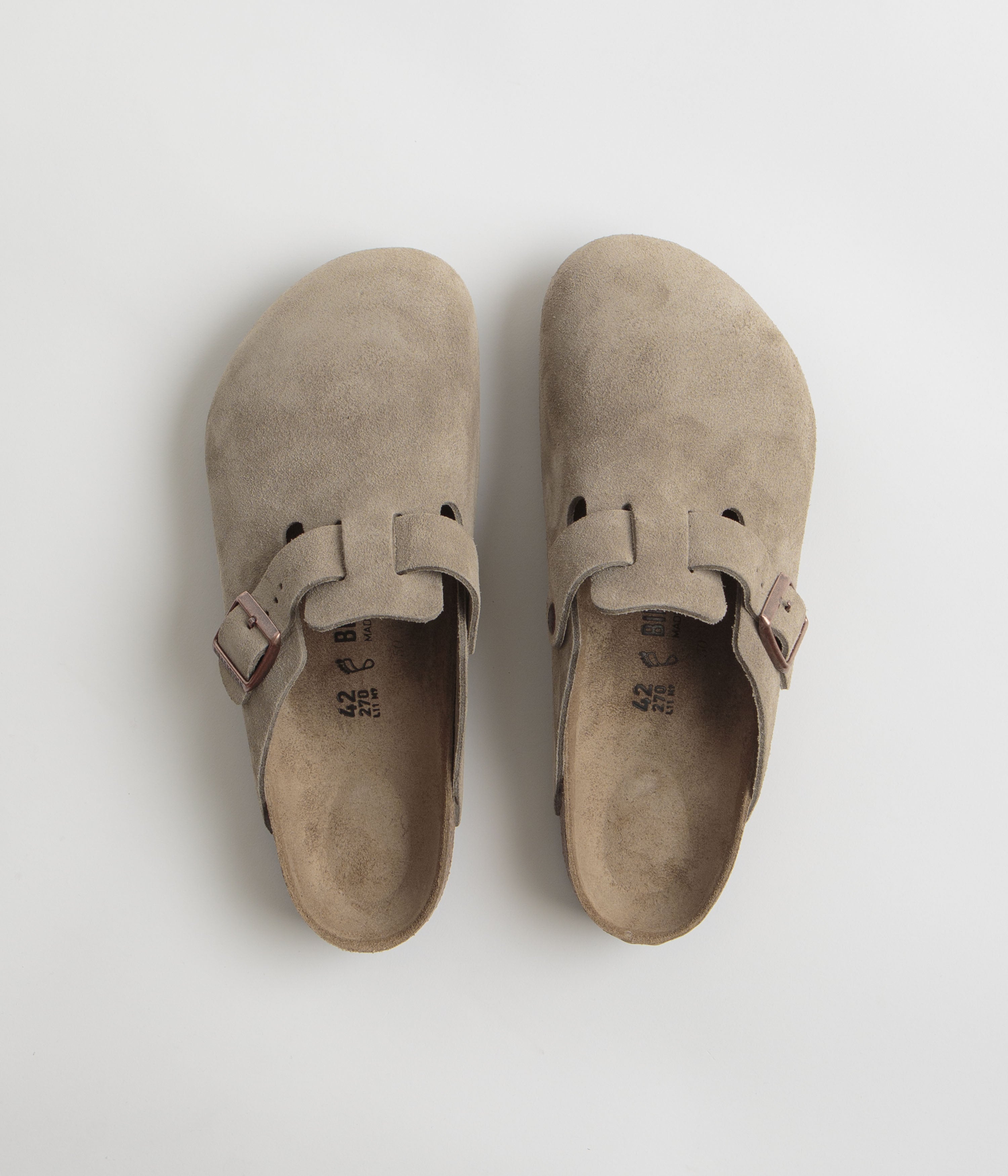 Birkenstock Boston Clogs - Taupe