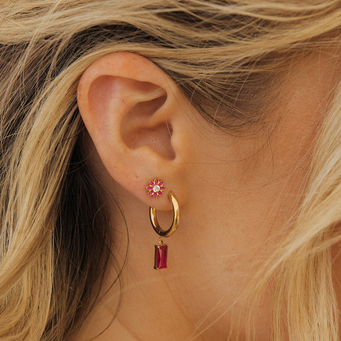 Bright Bloom Flat Back Stud
