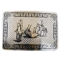 BUCKLE METAL COLEADER KNOCKDOWN TORO WD044 - RR Western Wear, BUCKLE METAL COLEADER KNOCKDOWN TORO WD044