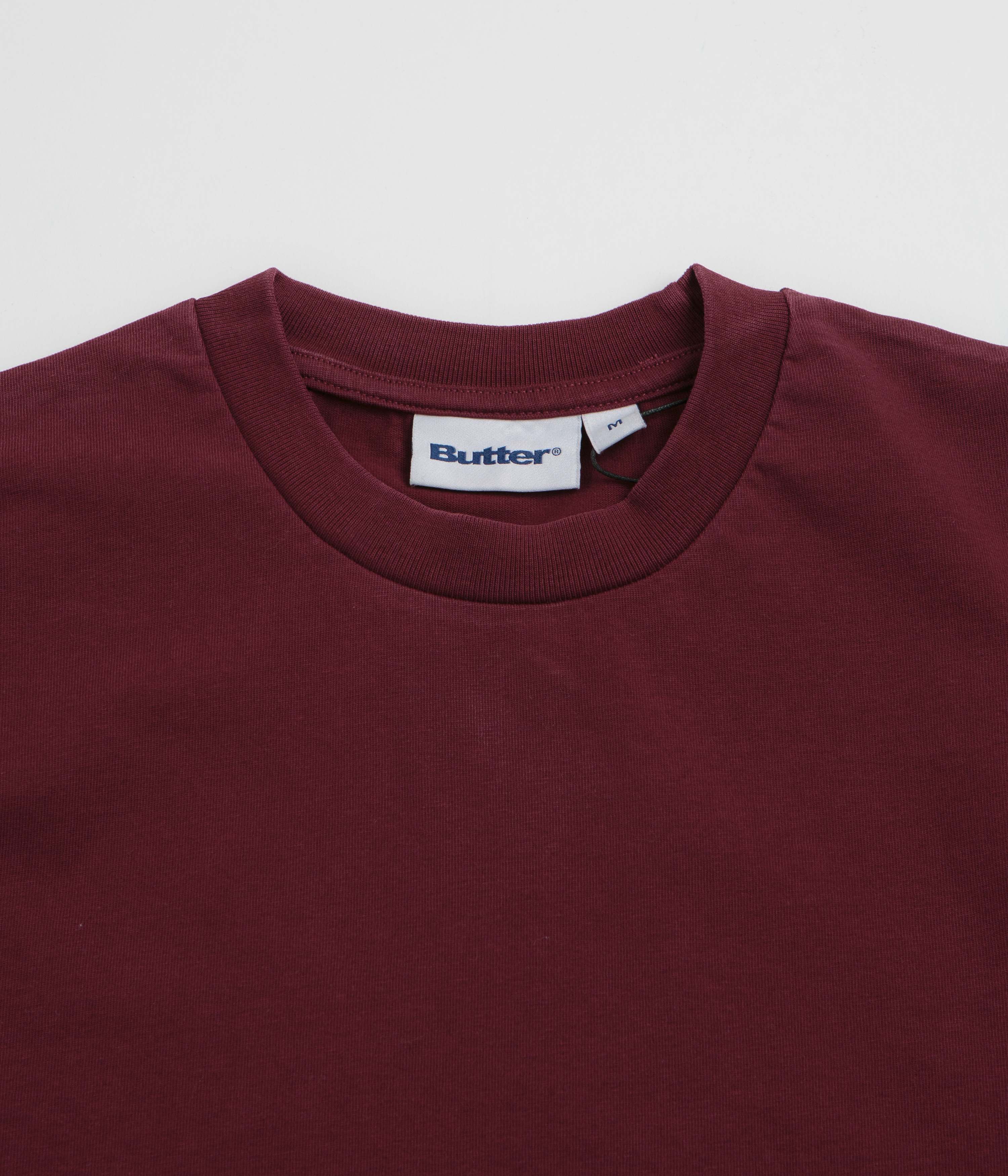 Butter Goods Basic T-Shirt - Washed Plum