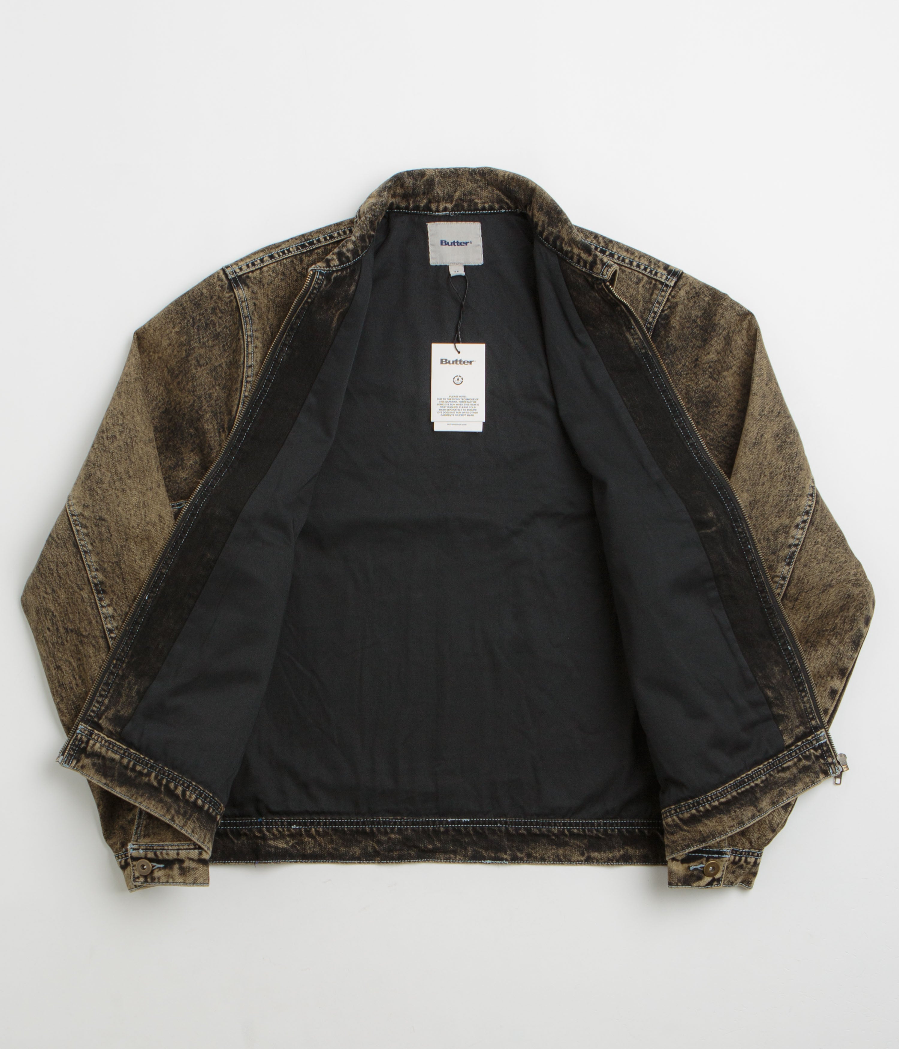 Butter Goods Bronco Denim Jacket - Tinted Brown