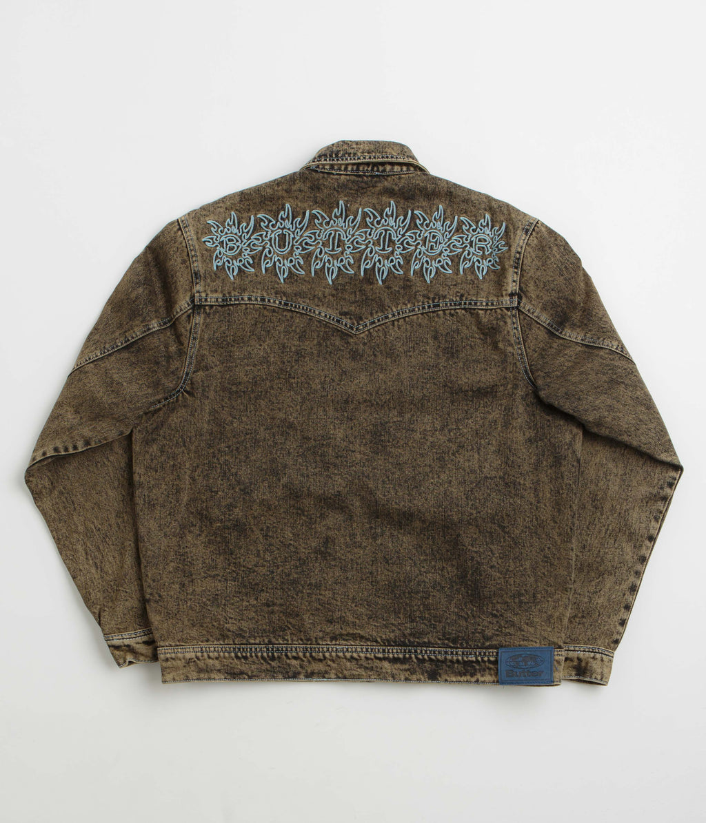 Butter Goods Bronco Denim Jacket - Tinted Brown